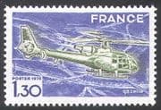 France 1975 Sud Aviation/ Gazelle Helicopter/ Aviation/ Aircraft/ Transport 1v (n25264)