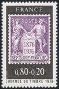 France 1976 Stamp Day/ Stamp-on-Stamp/ S-on-S 1v (n44725)