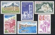 France 1976 Tourism / Buildings / Animation 6v set (n31589)
