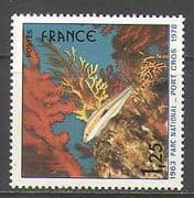 France 1978 Fish / Coral / Reef / Conservation 1v (n23231)