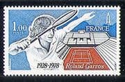 France 1978 Roland Garros Stadium 50th Anniv/ Tennis/ Sports/ Games 1v (n30138)
