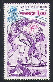 France 1978 Sports/ Cycling/ Bikes/ Skiing/ Athletics/ Games/ Transport 1v (n31885)