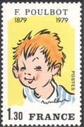 France 1979 Francisque Poulbot/ People/ Cartoons/ Animation/ Comics/ Art/ Artists 1v (n43850)