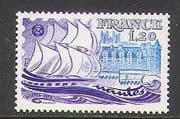 France 1979 Nantes/ Ship/ Boat/Cathedral/Architecture/ Philatelic Congress/ Transport 1v n23472