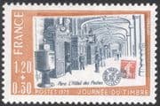 France 1979 Stamp Day/ Post Office Buildings/ Post/ Mail/ Stamp-on-Stamp/ S-on-S 1v (n43852)