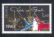 France 1980 Charles de Gaulle / People / Politics / Military / Animation 1v (n33434)