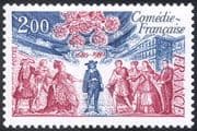 France 1980 Comedie-Francais/ Theatre/ Acting/ Actors/ Buildings/ People 1v (n43371)