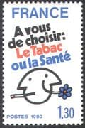 France 1980 Medical / Health / Anti-Smoking Campaign / Welfare/ Animation 1v (n32780)