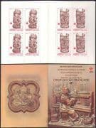 France 1980 Red Cross / Medical / Health / Welfare / Carvings / Art / Statues 8v bklt b4479t