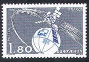 France 1980 Space / Satellite / Telecomms / Radio 1v (n24300)
