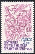 France 1981 Military/ Army/ Soldiers/ St Maixent Academy/ Sports/ Horses/ Fencing 1v (n43373)