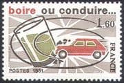 France 1981 Motoring/ Safety/ Cars/ Drink/ Alcohol/ Transport 1v (n23475)