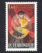 France 1982 Blacksmith/ Forge/ Handicrafts / Metalwork  /  Metals  /  Craft  /  Art 1v (n36957)