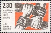 France 1982 Combat Racism/ People/ Human Rights/ Politics/ Hands/ People 1v (n46322)