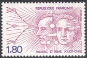 France 1982 Frederic & Irene Joliot-Curie/ Science/ Nuclear/ People/ Scientists 1v (n29392)