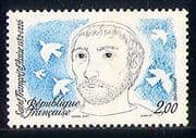 France 1982 St Francis / Doves / Birds / Nature / Assisi / People / Religion 1v (n29250)