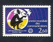 France 1983 Dove / Communications / Birds / Animation 1v (n33510)