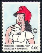France 1983 Stamp Day / Marianne / Cartoons/ Animation 1v (n30583)