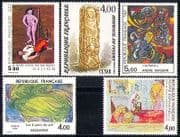 France 1984 Art / Painting / Artists / Nude / Erotica 5v n31029