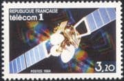 France 1984 Space/ Satellite/ Communications/ Telecomms/ Radio 1v (n36116)