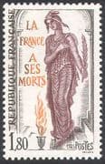 France 1985 Memorial Day/ Marianne/ Flame/ Fire/ Art/ Animation 1v (n41890)