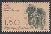 France 1985 Rabies / Medical / Health / Science / Medicine / Scientists 1v (n40657)