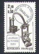 France 1985 Stamp Day / Cancelling Machinery / Post / Mail / History 1v (n38250)