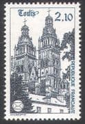 France 1985 Tours / Cathedral / Buildings / Architecture / Philately / Religion 1v n40715