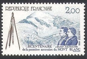 France 1986 Mountains  /  Mt Blanc  /  Mountain Climbing  /  Sport 1v (n31629)