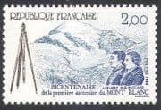 France 1986 Mountains / Mt Blanc / Mountain Climbing / Sport 1v (n31629)