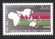 France 1986 World Map / Latitudes / Animation 1v (n32035)