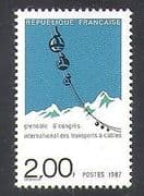 France 1987 Cable Car / Mountains / Cars / Tourism / Transport 1v (n37135)