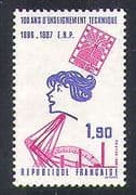 France 1987 technical Education / Computing / Drawing Equipment 1v (n38260)