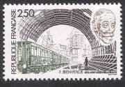 France 1987 Trains / Metro / Railways / Rail / Underground / Transport / People 1v (n32124)