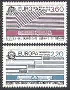 France 1988 Europa / Trains / Communication / Transport / Railway / Satellite 1v (n40731)