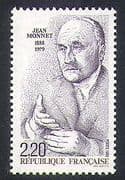 France 1988 Monnet / Politicians / People / Politics 1v (n37659)