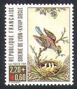 France 1989 Red Cross Fund / Health / Medical / Welfare / Paintings / Art / Birds 1v n38261