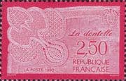 France 1990 Lace-making/ Crafts/ Textiles/ Embroidery/ Commerce 1v (n46828)
