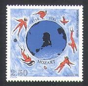 France 1991 Mozart / Composers / Music / People / Opera / Animation 1v (n36065)