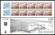 France 1991 SHIPS / Red Cross / Medical 10v bklt (n10797)