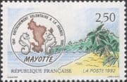 France 1992 Mayotte/ Overseas Departments/ Politics/ People/ Map/ Trees 1v (n45934)