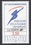 France 1992 Winter Olympics / Sports / Albertville Olympic Games Emblem 1v (n40693)