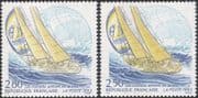 France 1993 Sailing/ Yachts/ Boats/ Transport/ Sport/ Racing/ Nautical 2v set (n45957)