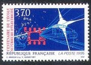 France 1995 Electricity / Train / Radio / Transport 1v n31345