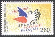 France 1995 Health/ Welfare/ Relief Association/ Hands/ Animation 1v (n41273)