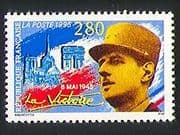 France 1995 WWII / de Gaulle / Military / Buildings 1v n31342