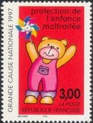France 1997 Child Protection/ Campaign/ Teddy Bear/ Toys/ Health/ Welfare 1v (n46052)