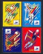 France 1997 Football / World Cup / WC / Sports / Games / Animation 4v set (n32952a)