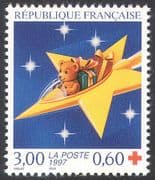 France 1997 Red Cross Fund/ Health/ Medical/ Teddy Bear/ Toys/ Teddies 1v (n28962)