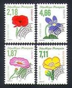 France 1998 Flowers / Plants / Nature / Pre-cancel 4v set (n33079)